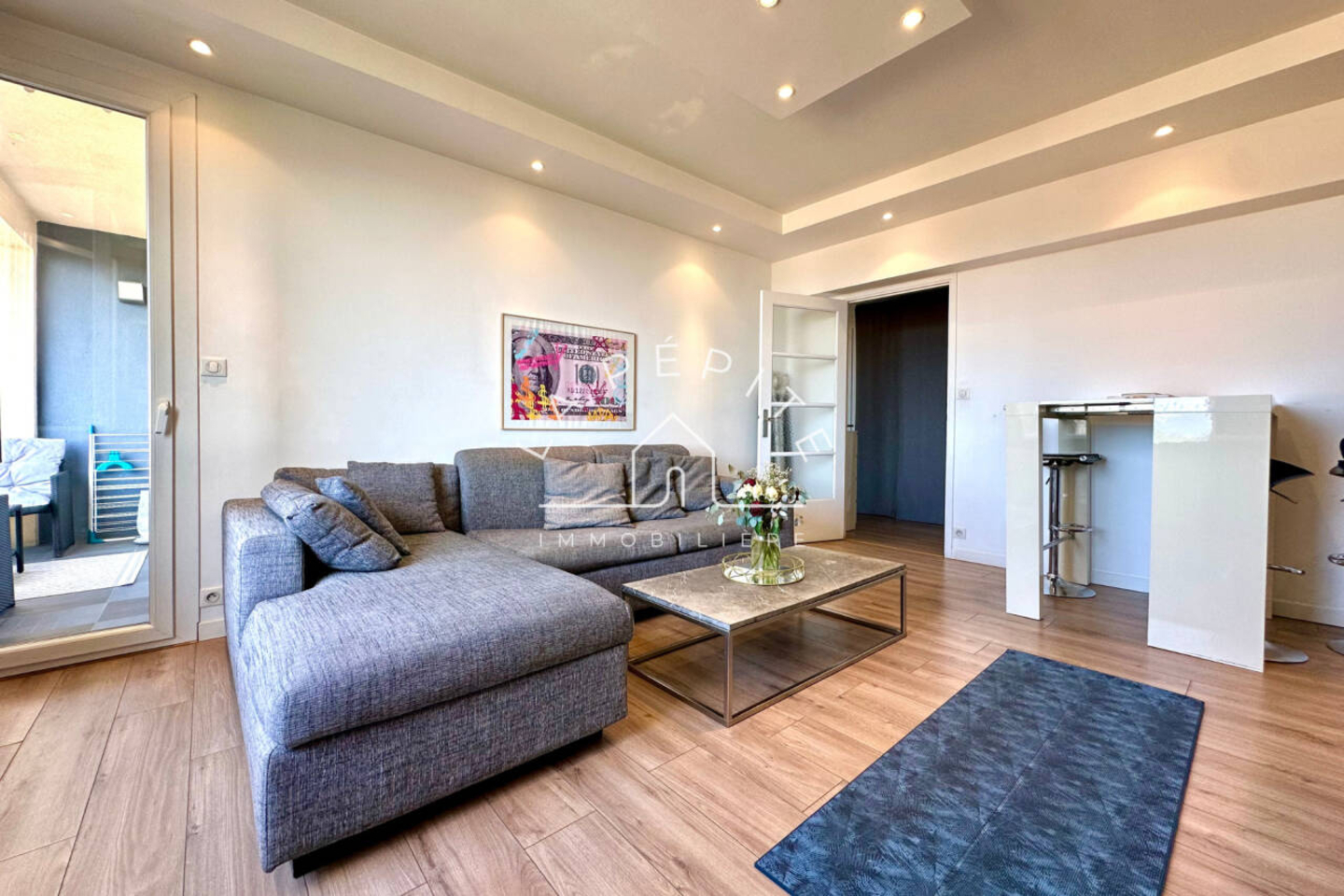 Photo 2 : Vente Appartement 2 pièces Le Cannet 58 m²