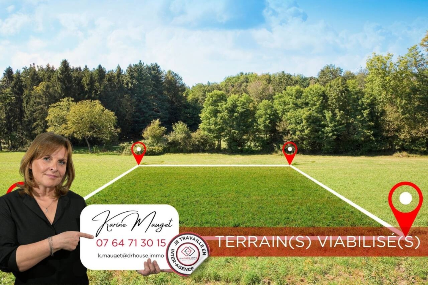 Photo 1 : Vente Terrain  Lumigny-Nesles-Ormeaux 430 m²