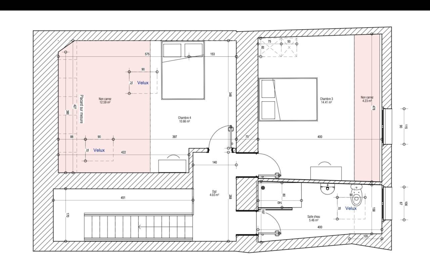 Photo 3 : Vente Appartement 4 pièces Bordeaux 100 m²