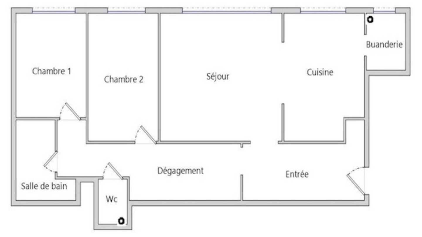 Photo 3 : Vente Appartement 3 pièces Antony 63 m²
