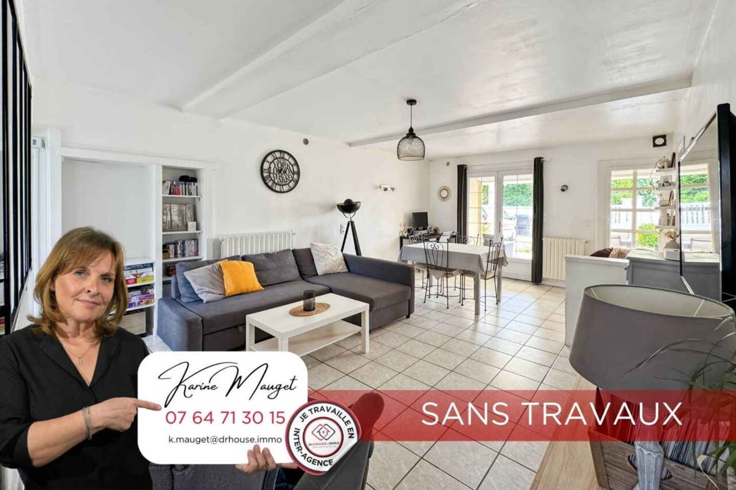 Photo 1 : Vente Maison 4 pièces Saâcy-sur-Marne 133 m²