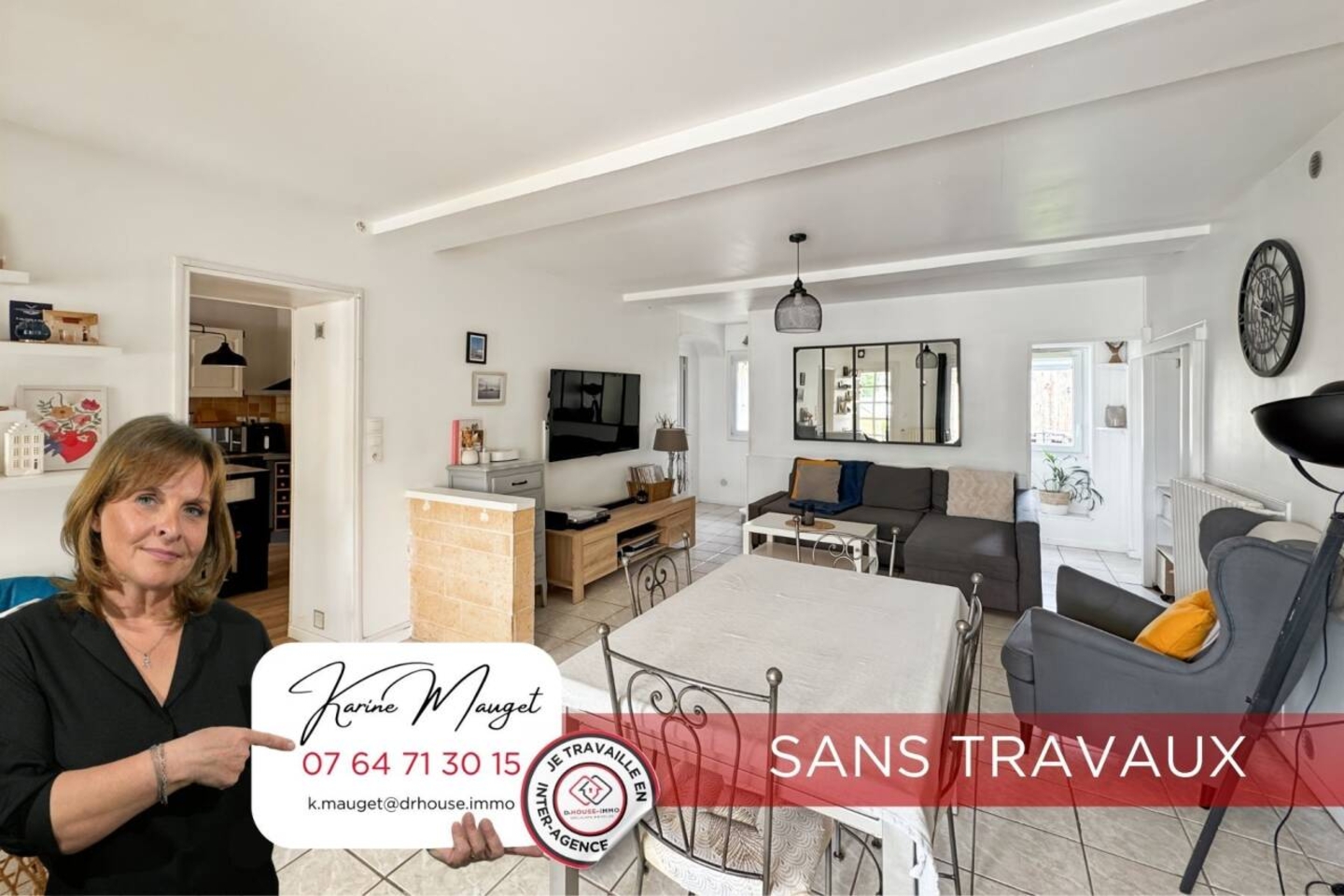 Photo 1 : Vente Maison 4 pièces Saâcy-sur-Marne 133 m²