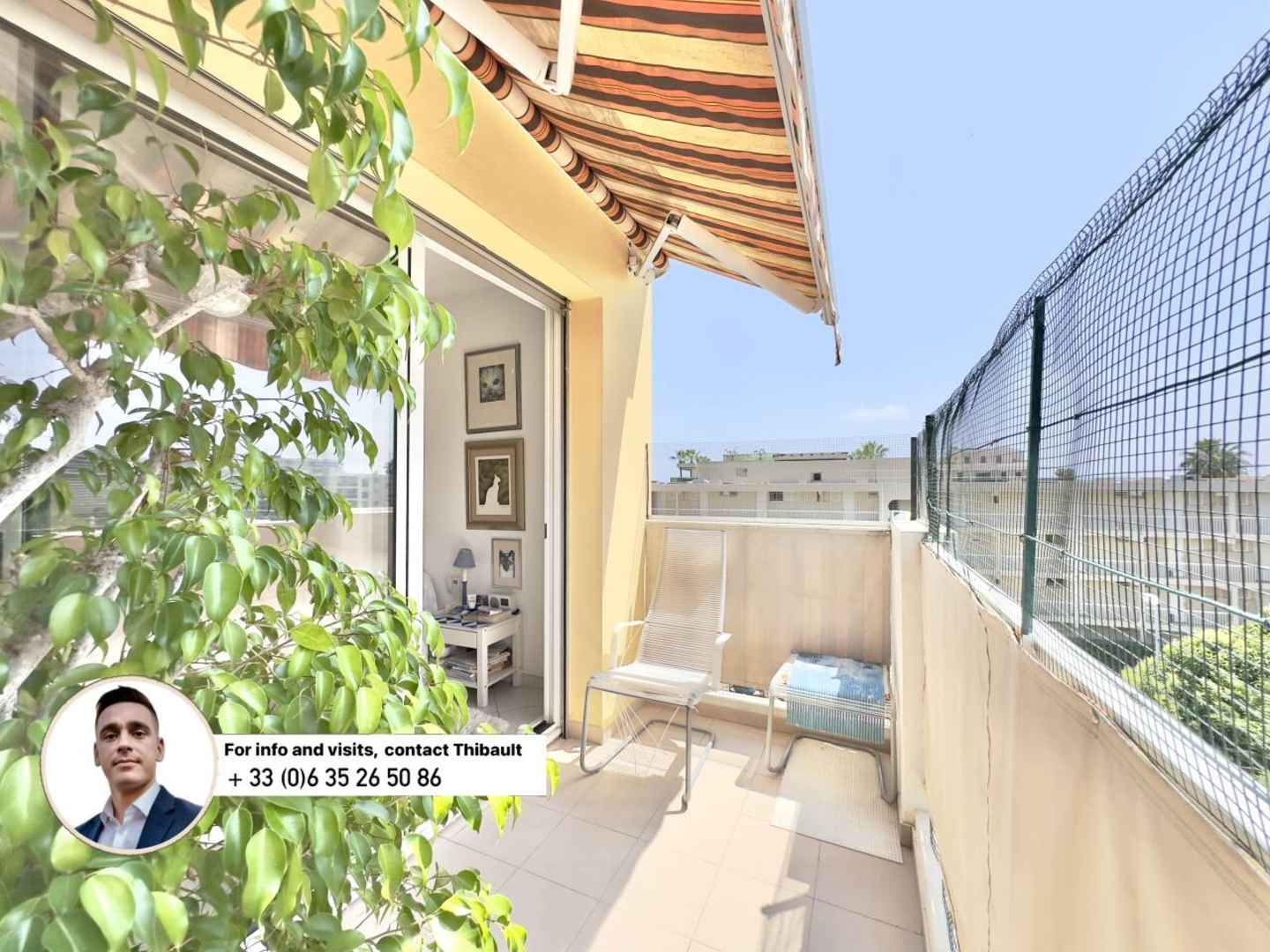 Photo 3 : Vente Appartement 3 pièces Cagnes-sur-Mer 73 m²