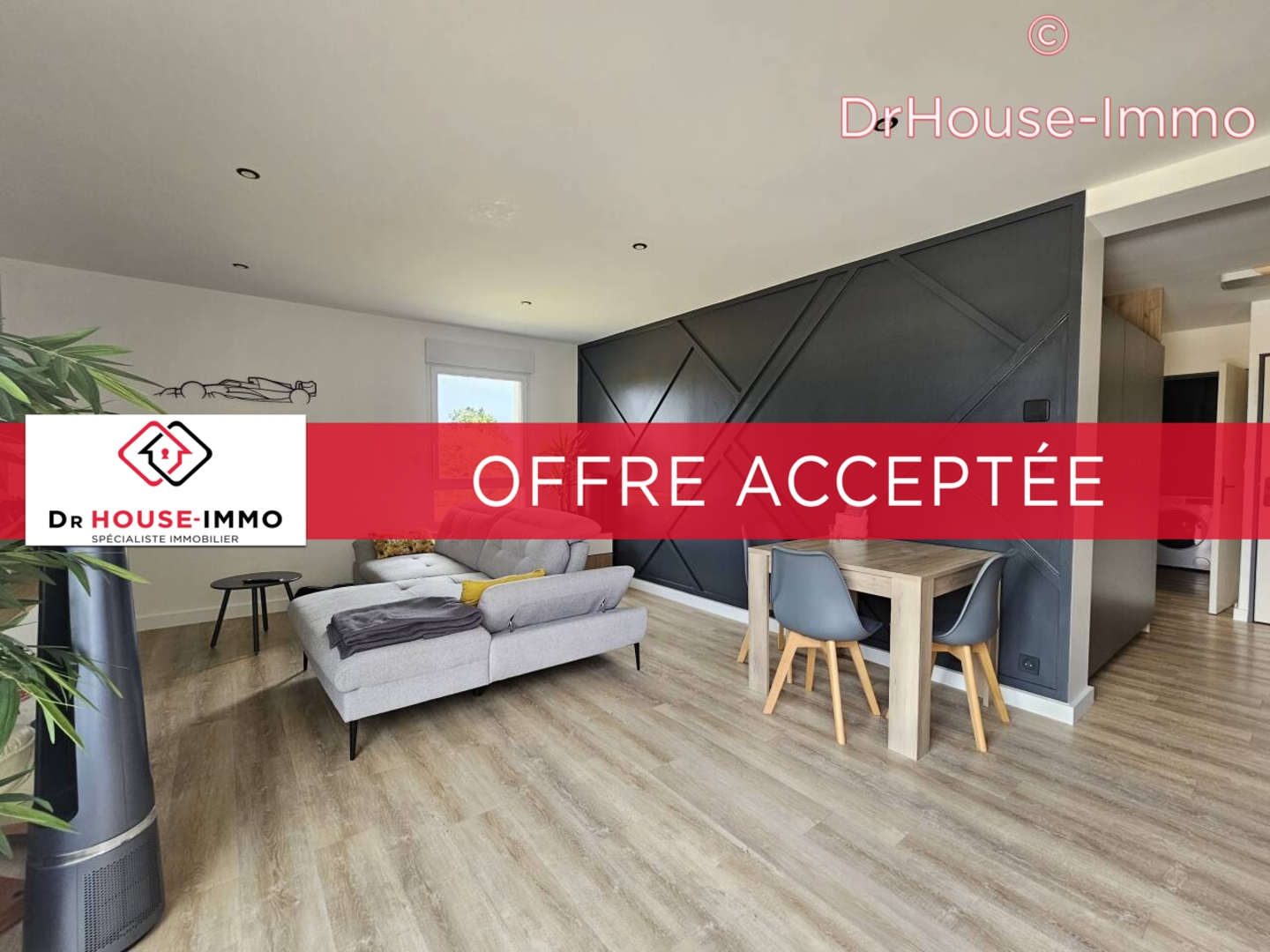 Photo 1 : Vente Appartement 3 pièces Buxerolles 64 m²