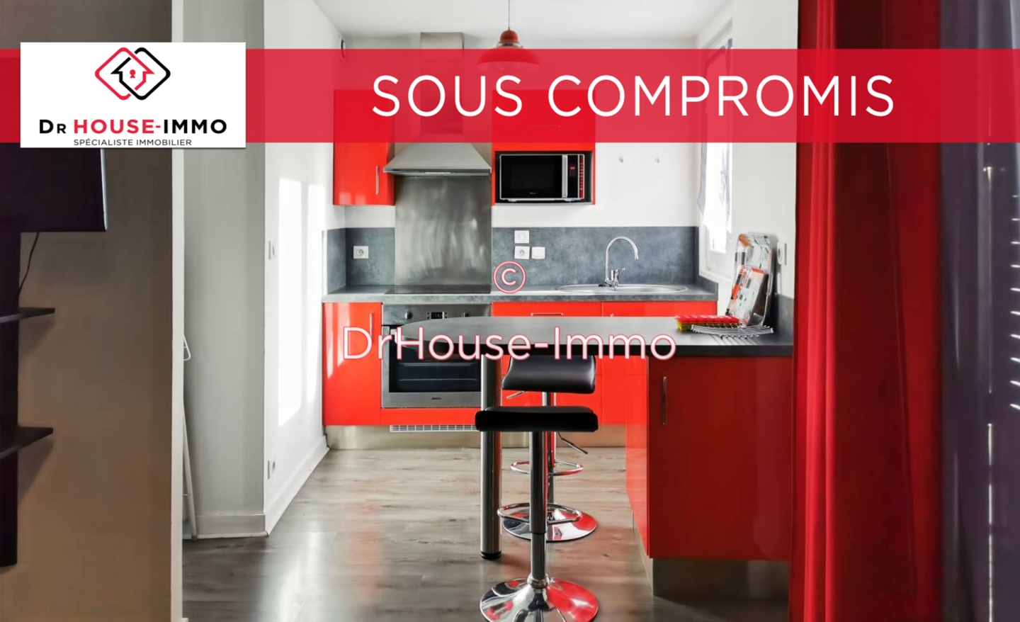 Photo 1 : Vente Appartement 2 pièces Clermont-Ferrand 43 m²