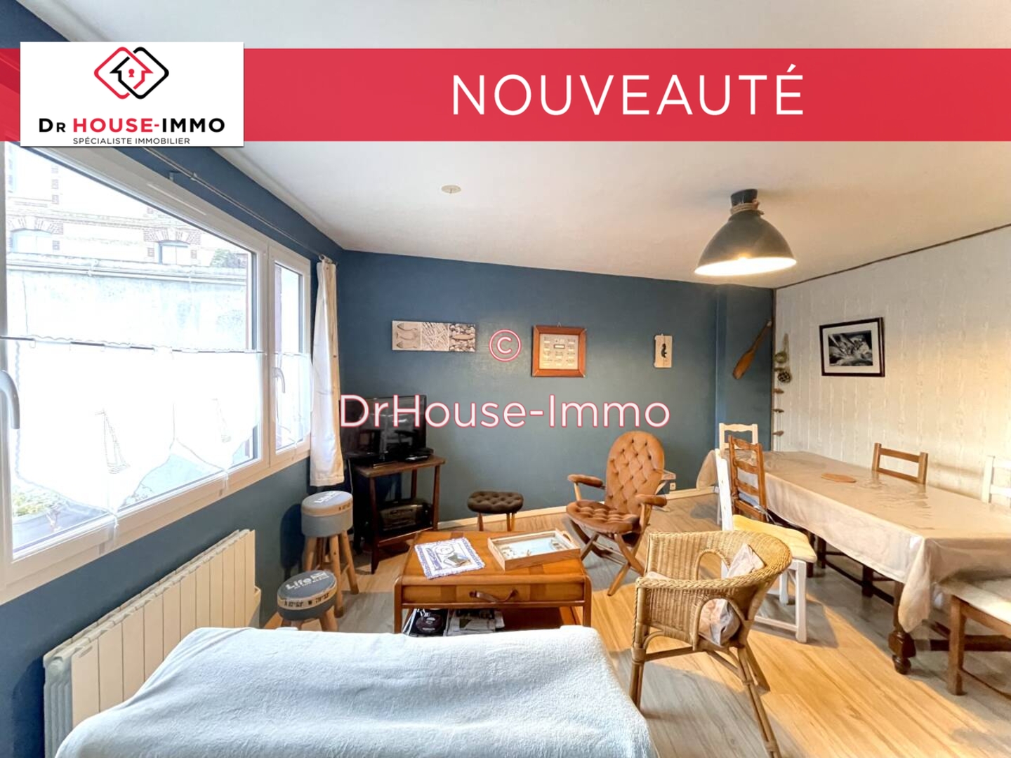 Photo 1 : Vente Appartement 4 pièces Dieppe 67 m²