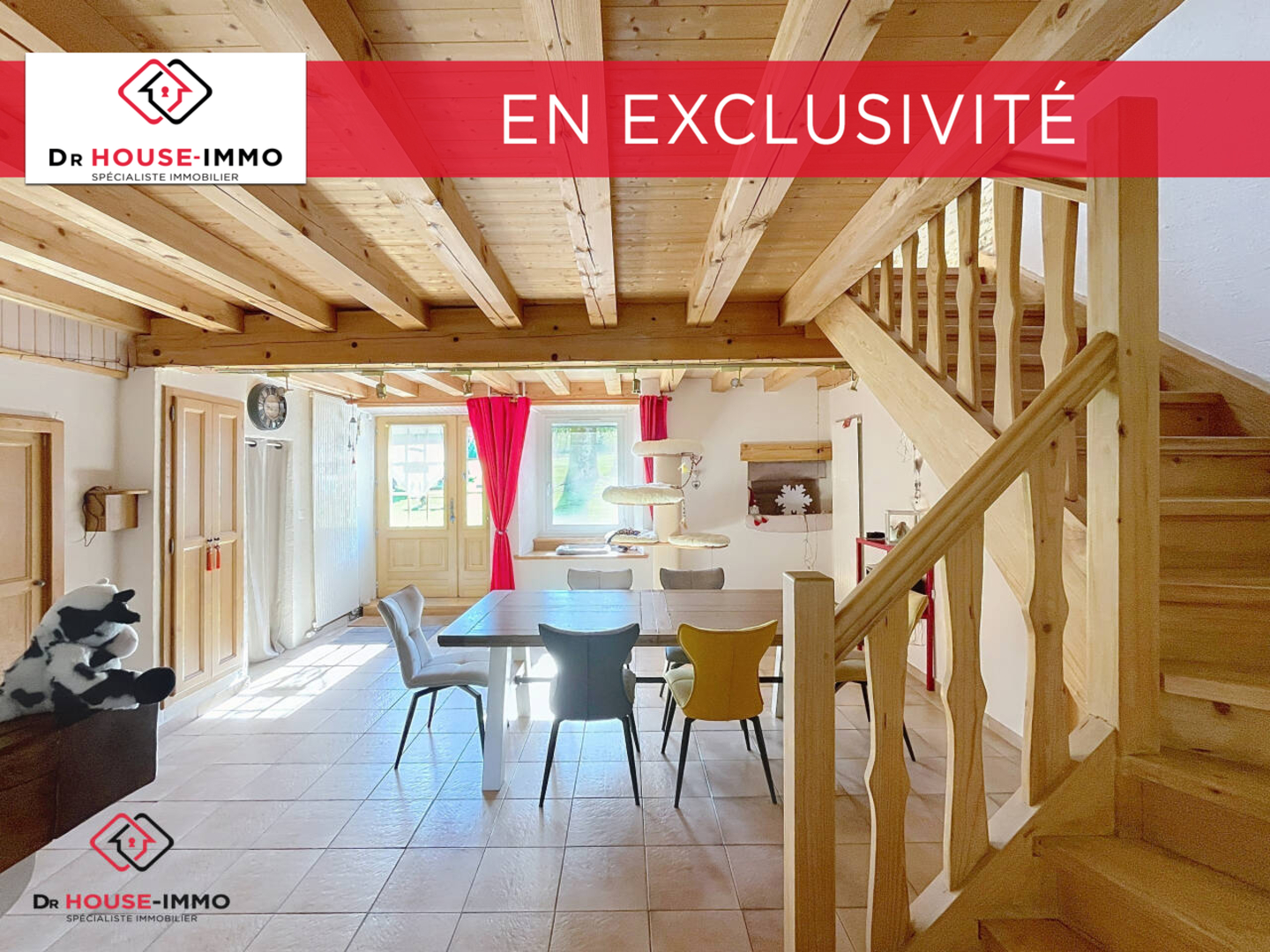 Photo 1 : Vente Maison 8 pièces Clairvaux-les-Lacs 166 m²