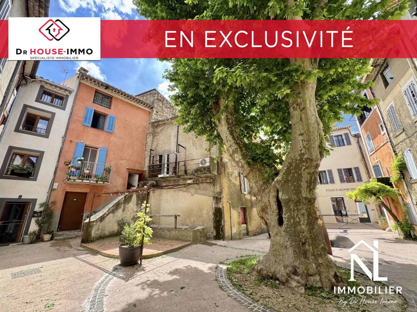 Photo 1 : Vente Maison 3 pièces La Roquebrussanne 44 m²