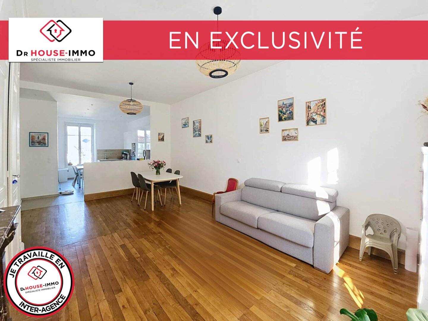 Photo 2 : Vente Appartement 4 pièces Oullins 109 m²