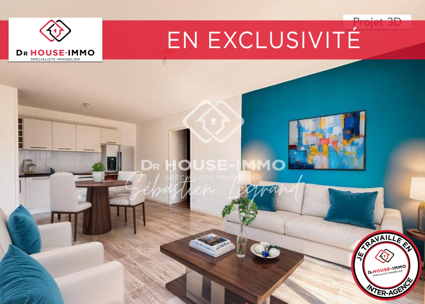 Photo 1 : Vente Appartement 3 pièces Parempuyre 62 m²