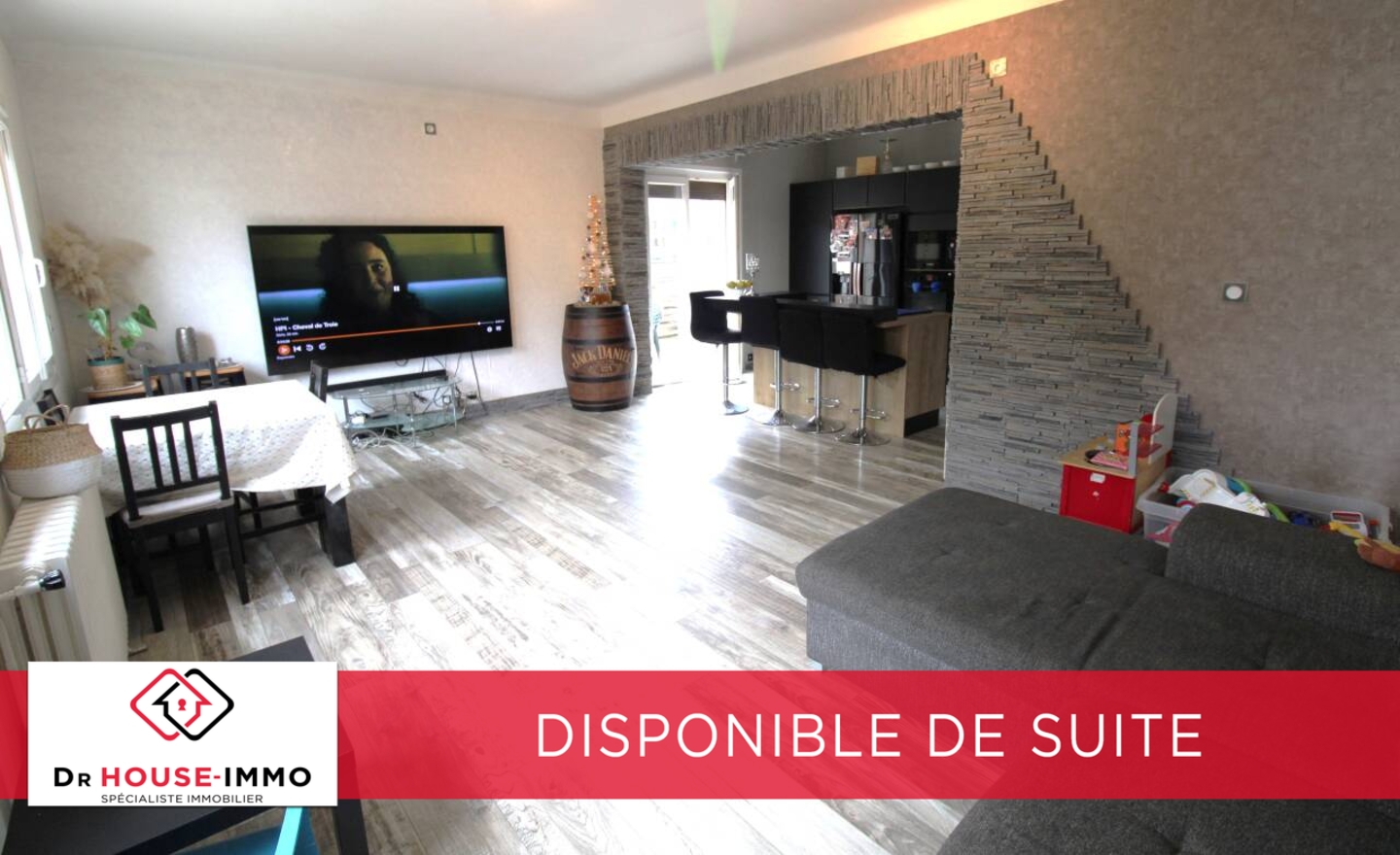 Photo 2 : Vente Maison 5 pièces Villeneuve-Tolosane 123 m²
