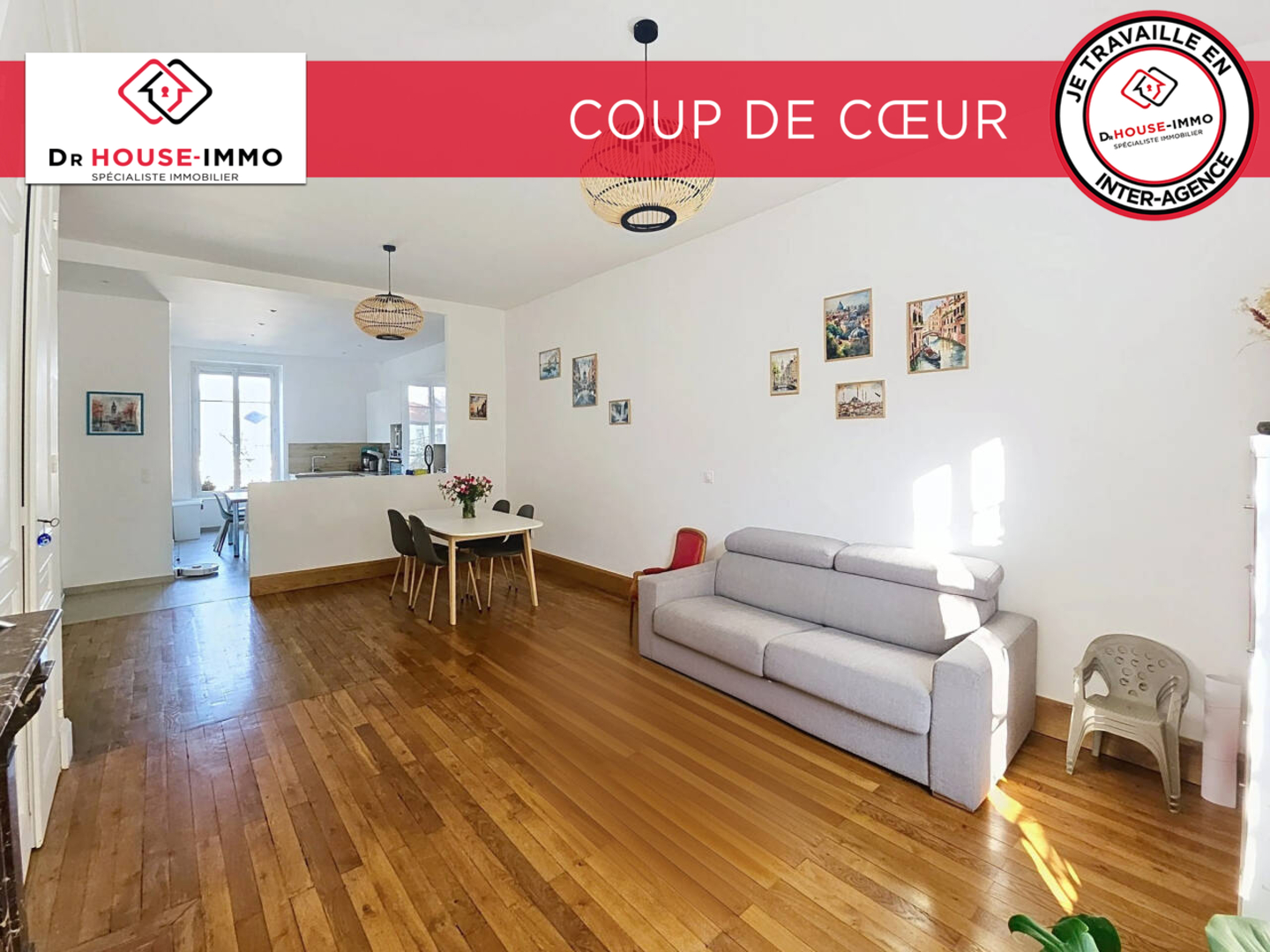 Photo 2 : Vente Appartement 4 pièces Oullins 109 m²