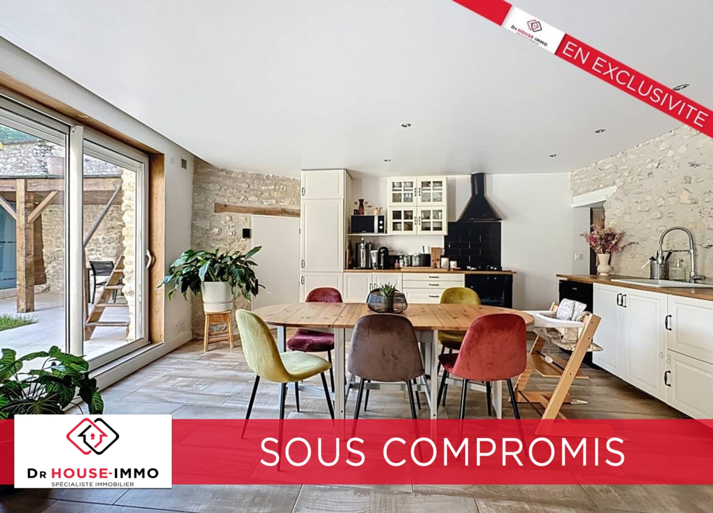 Photo 1 : Vente Maison 4 pièces Auffreville-Brasseuil 104 m²