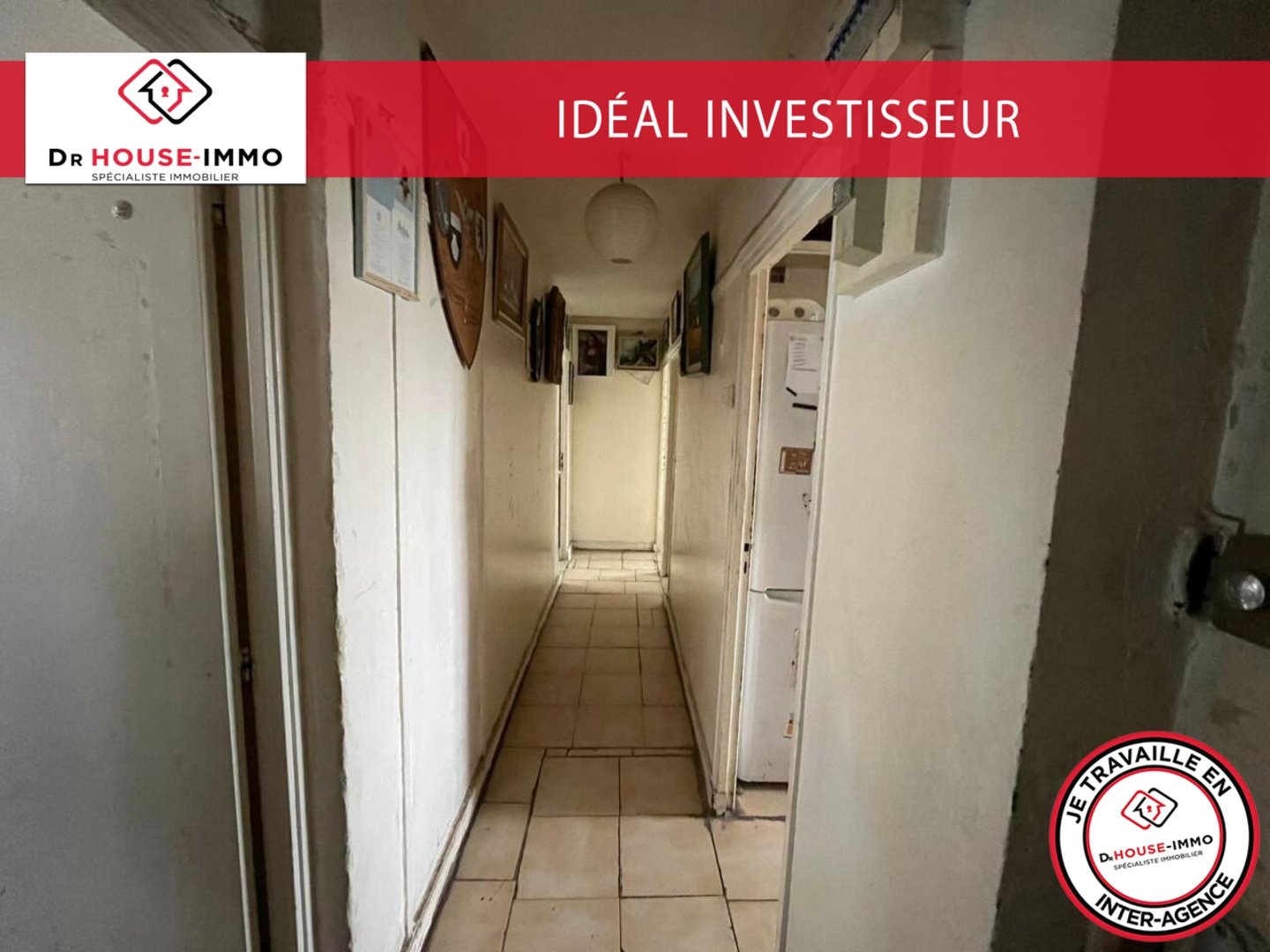 Photo 2 : Vente Appartement 3 pièces Clichy-sous-Bois 62 m²