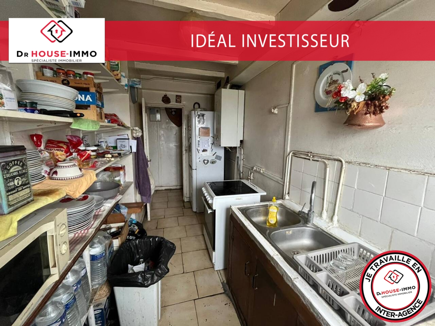 Photo 3 : Vente Appartement 3 pièces Clichy-sous-Bois 62 m²