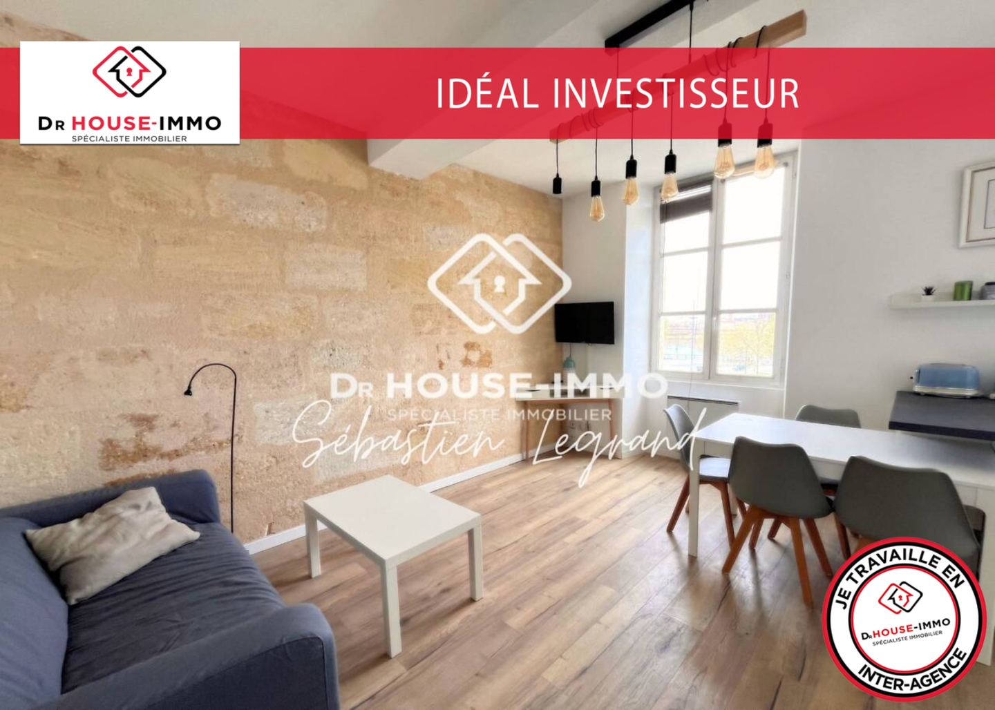 Photo 1 : Vente Appartement 2 pièces Bordeaux 34 m²
