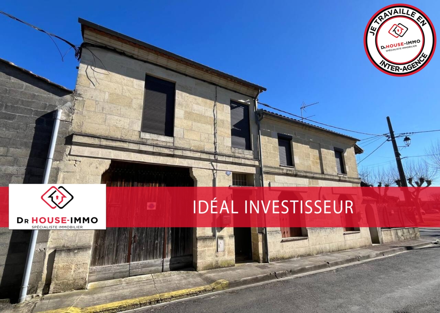 Photo 1 : Vente Maison 6 pièces Castillon-la-Bataille 145 m²