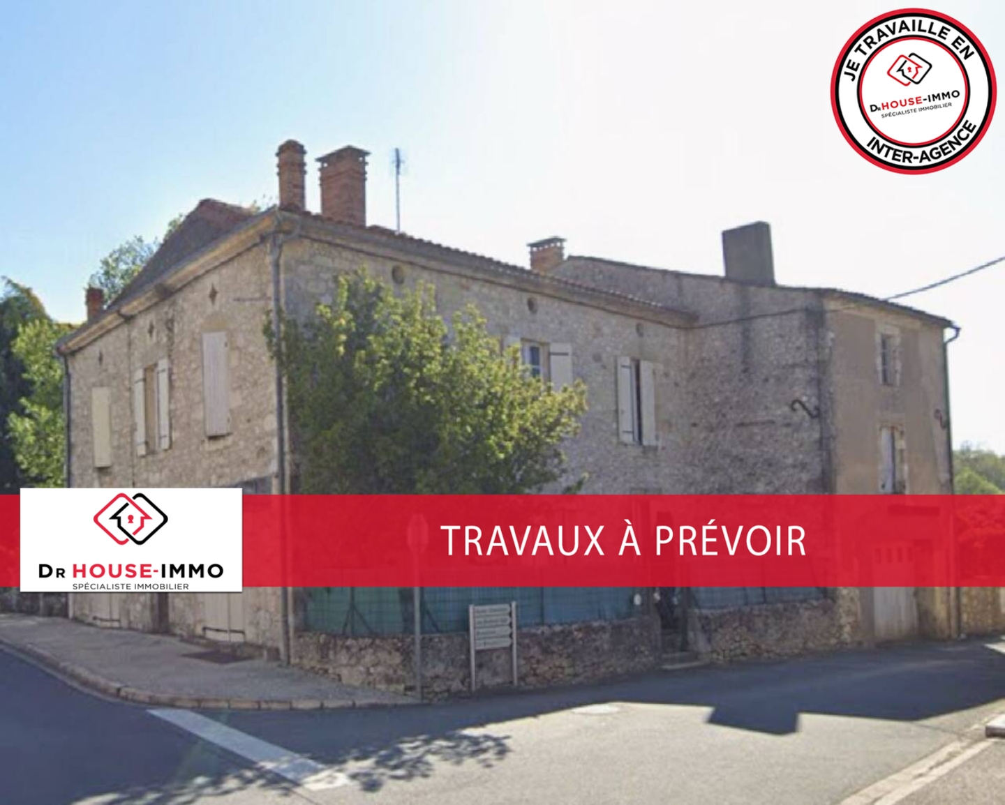 Photo 1 : Vente Immeuble 10 pièces Lèves-et-Thoumeyragues 318 m²