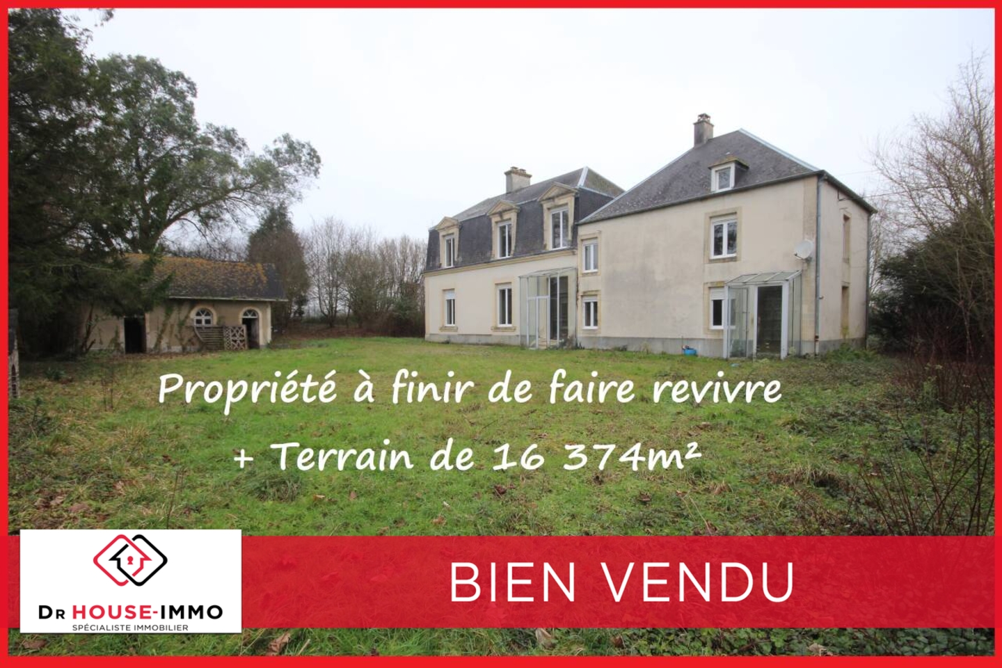 Photo 1 : Vente Maison 9 pièces Castilly 281 m²
