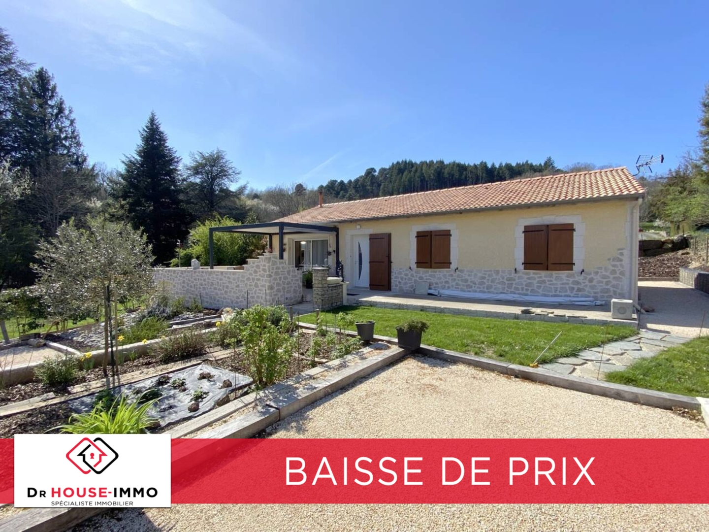 Photo 1 : Vente Maison 4 pièces Meyras 90 m²