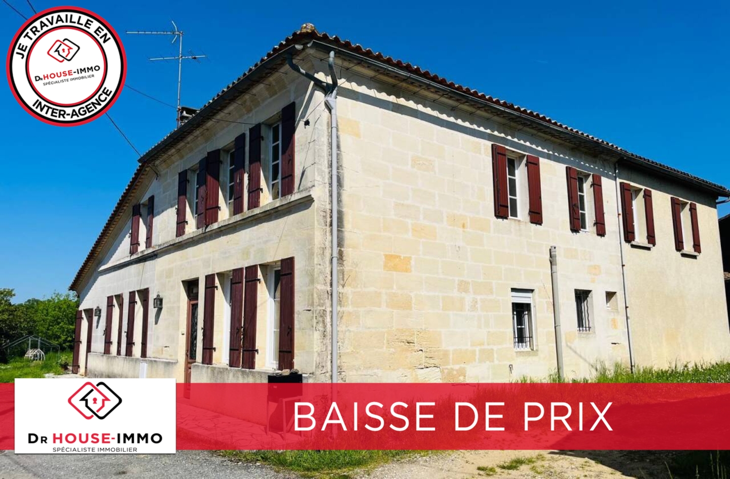 Photo 2 : Vente Maison 9 pièces Guîtres 245 m²
