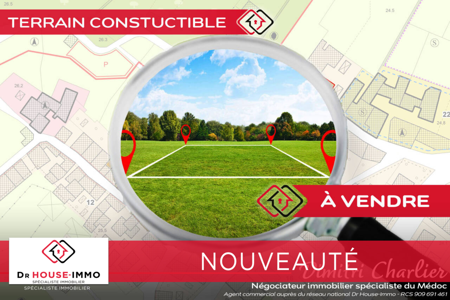 Photo 1 : Vente Terrain Saint-Sauveur 3700 m²