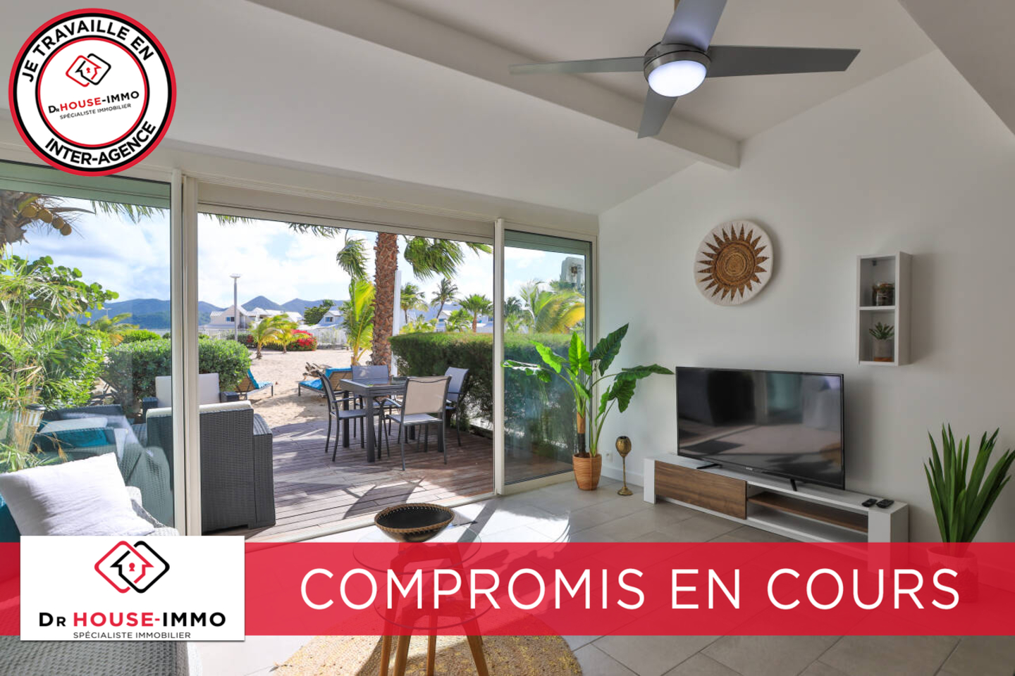 Photo 1 : Vente Appartement 2 pièces Saint-Martin 65 m²