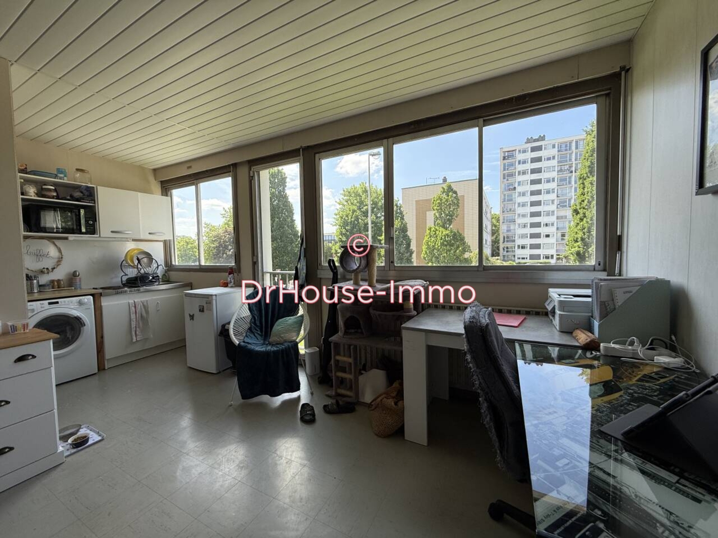 Photo 3 : Location Appartement 1 pièce Mont-Saint-Aignan 20 m²