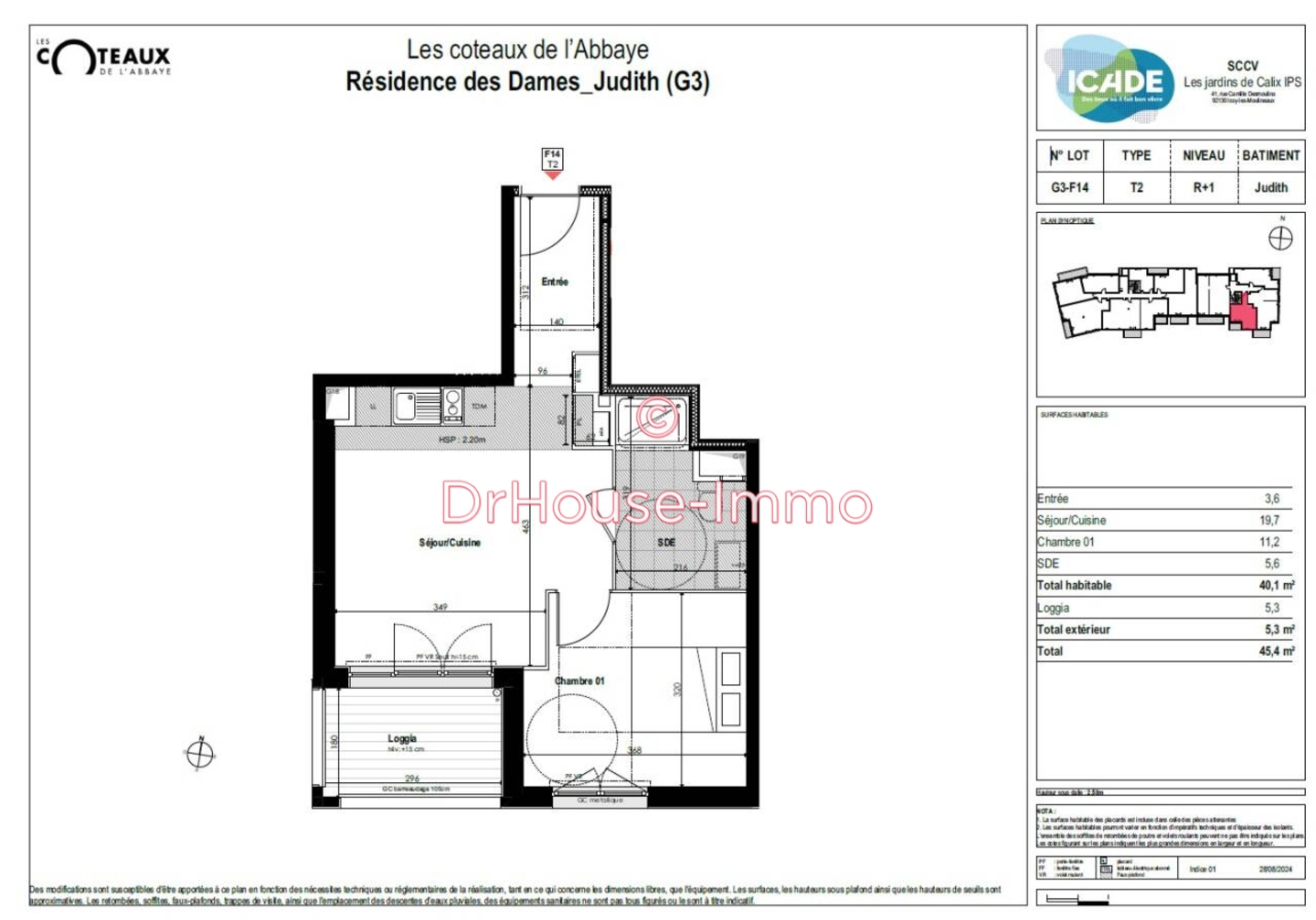 Photo 1 : Location Appartement 2 pièces Caen 40 m²