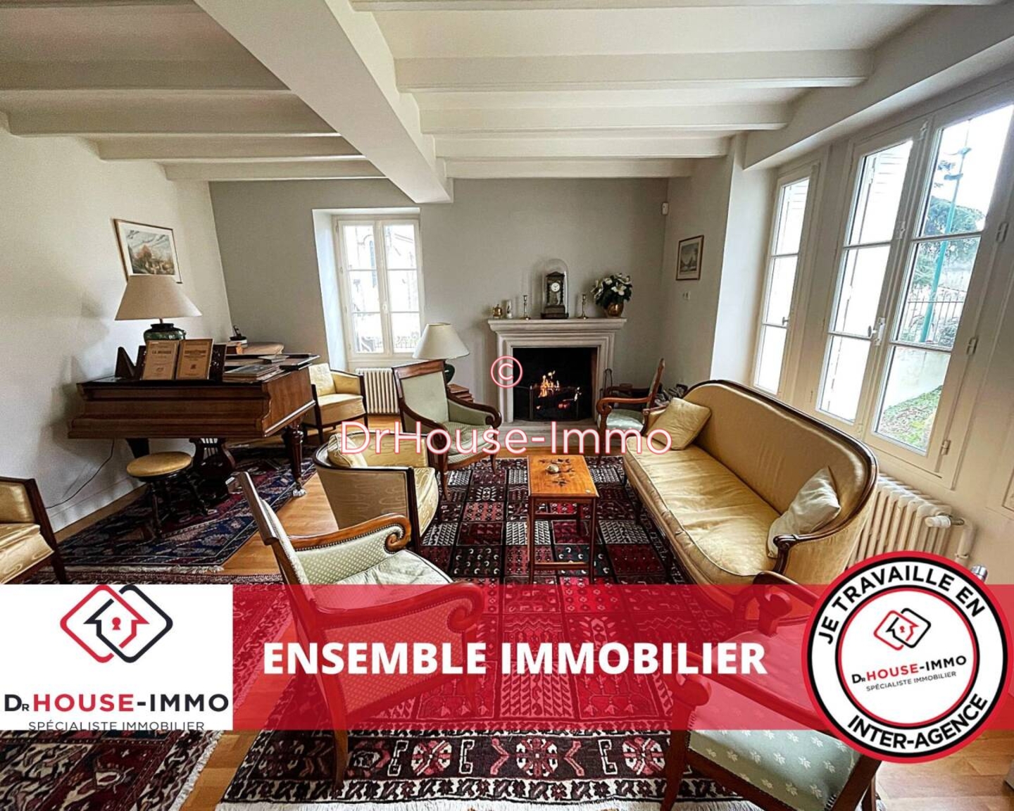 Photo 3 : Vente Maison 10 pièces Vouneuil-sous-Biard 210 m²