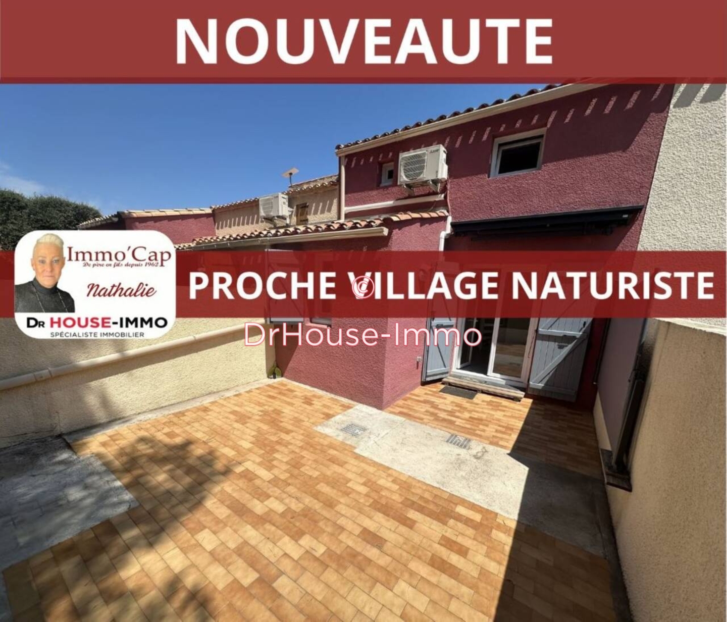 Photo 1 : Vente Maison 3 pièces Cap d'Agde 44 m²