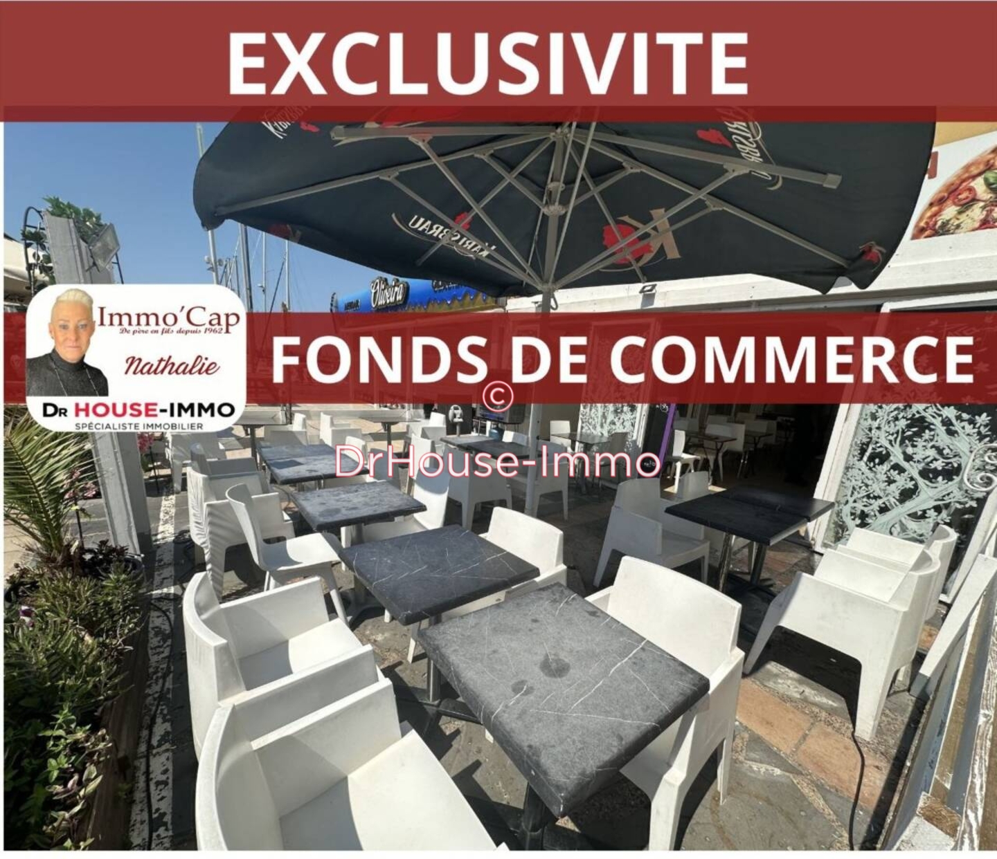 Photo 1 : Vente Commerce 2 pièces Cap d'Agde 30 m²