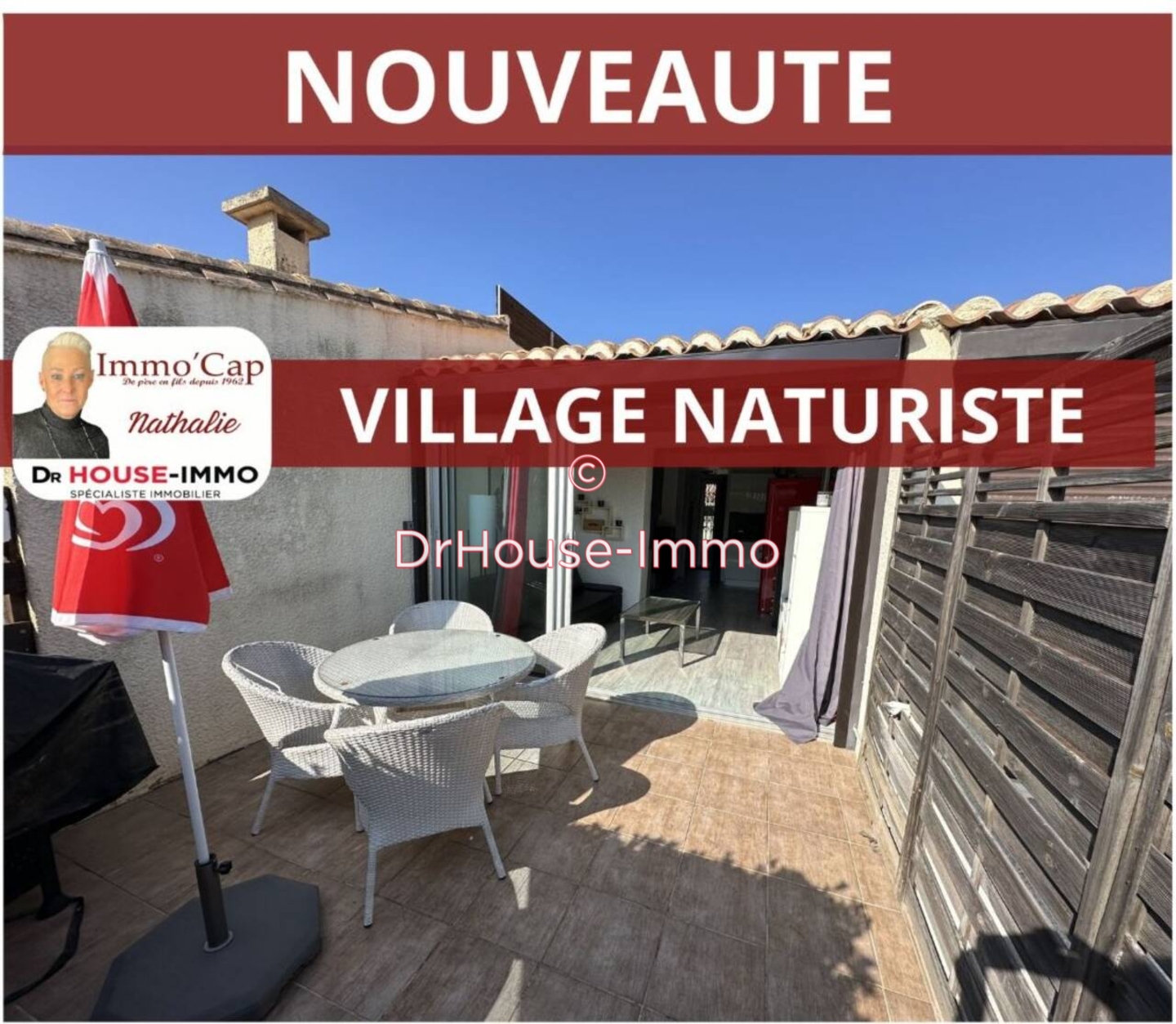Photo 1 : Vente Maison 2 pièces Cap d'Agde 21 m²
