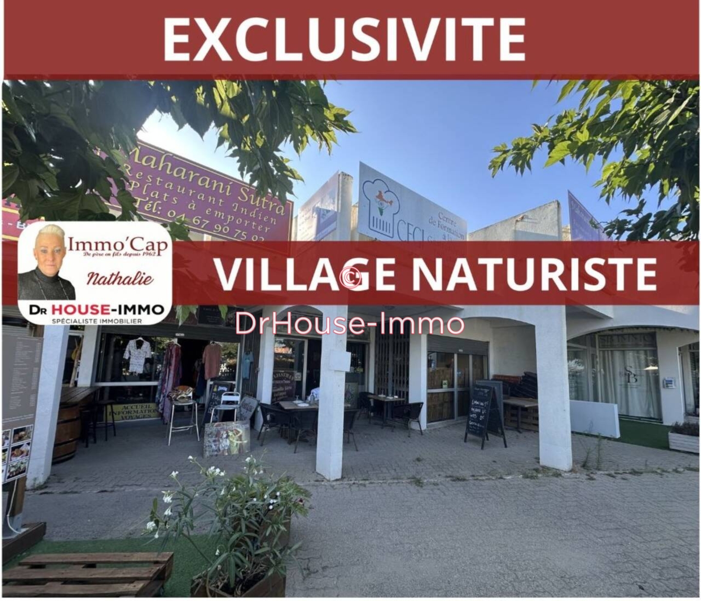 Photo 1 : Vente Commerce 4 pièces Cap d'Agde 256 m²