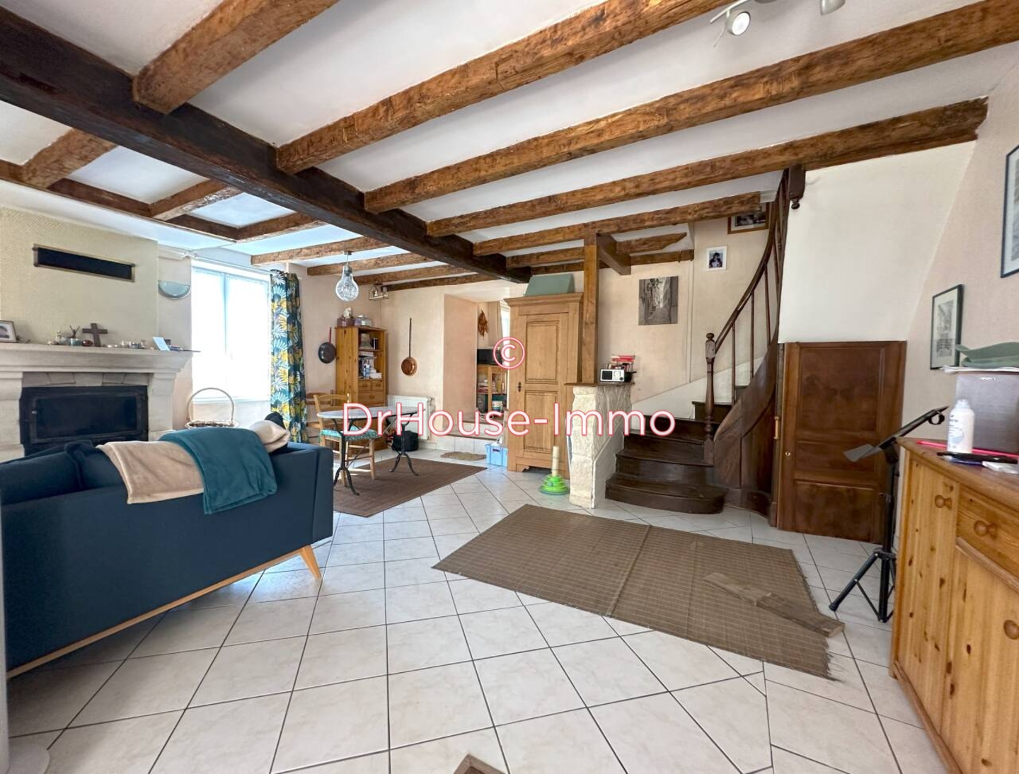 Photo 2 : Vente Maison 4 pièces Asnières-sur-Nouère 93 m²