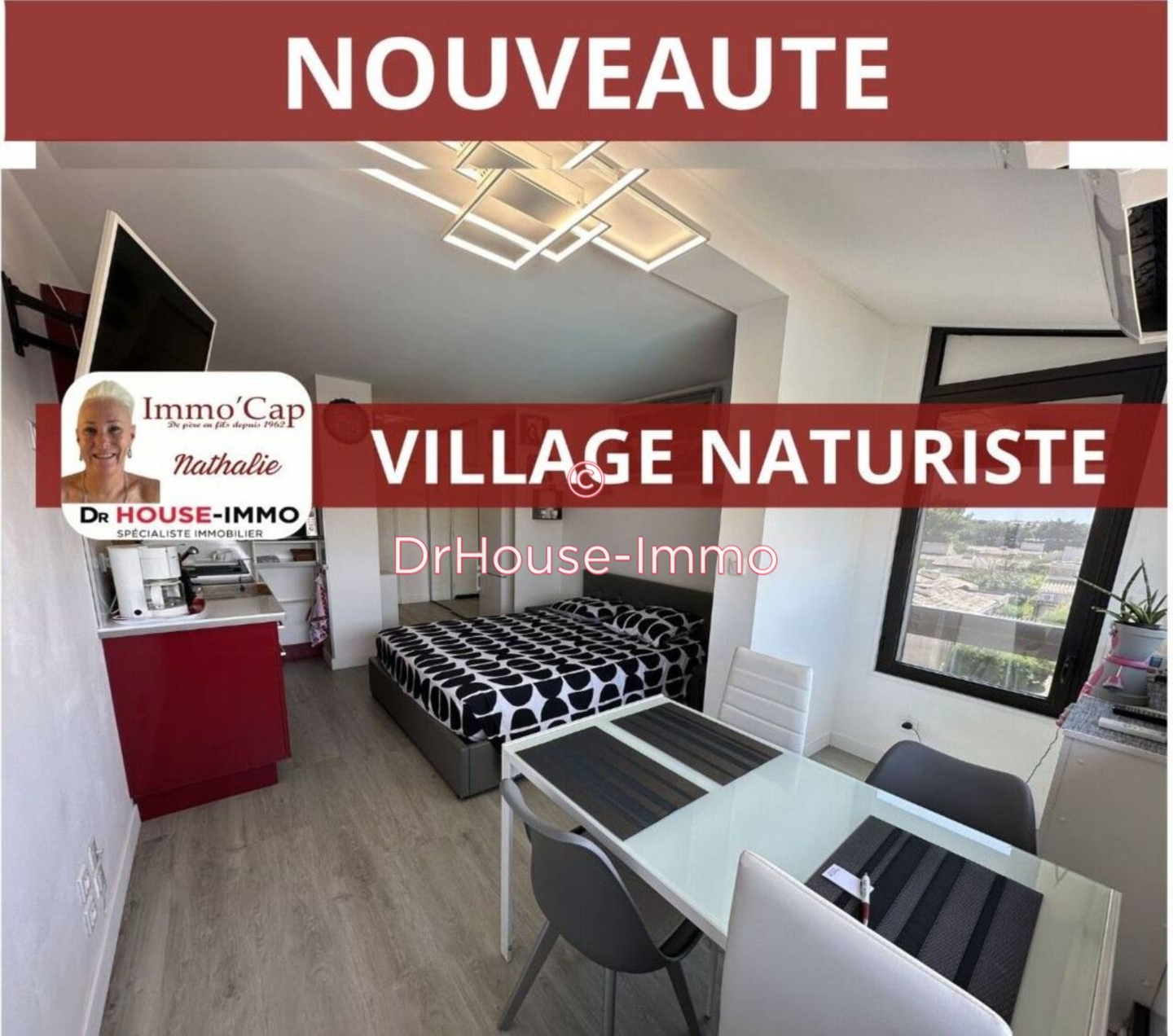 Photo 1 : Vente Appartement 1 pièce Cap d'Agde 18 m²
