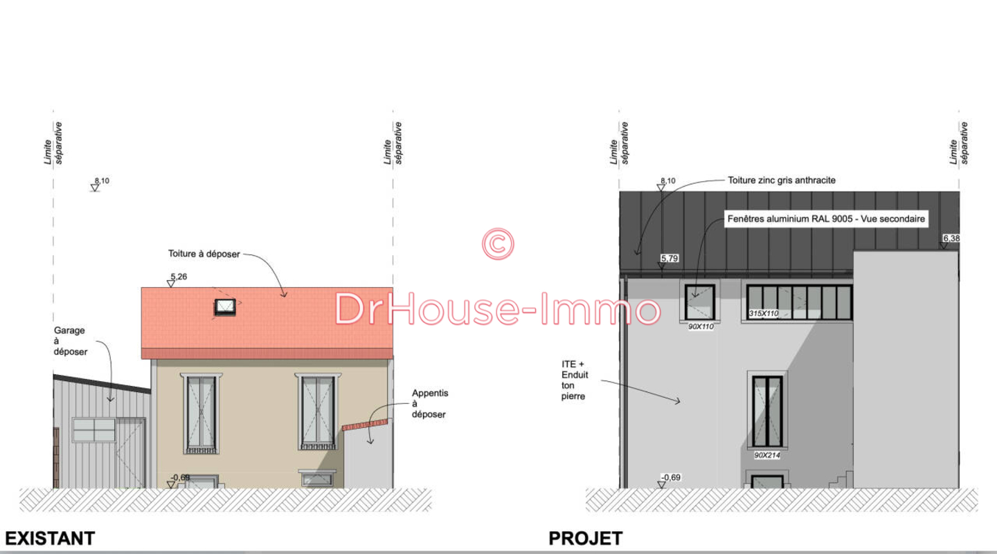 Photo 2 : Vente Maison 2 pièces Bois-Colombes 70 m²