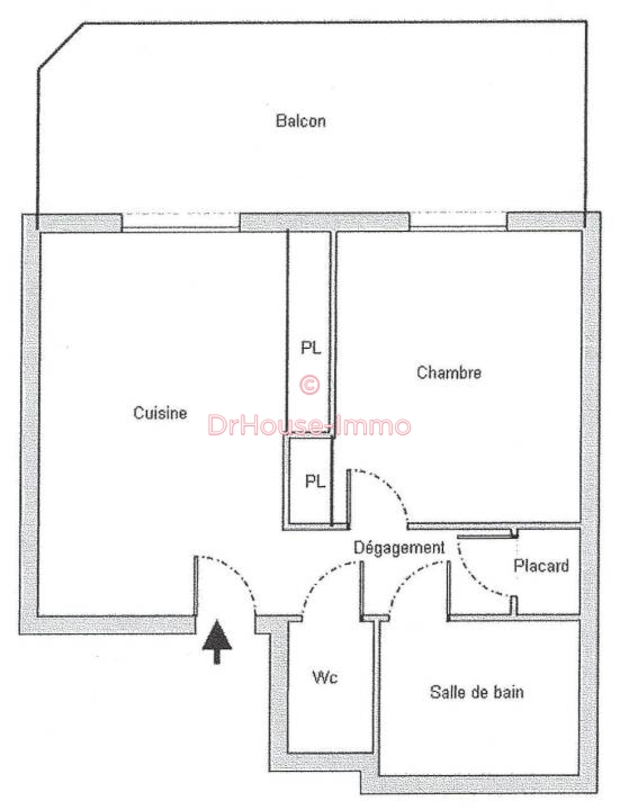 Photo 1 : Vente Appartement 2 pièces Thonon-les-Bains 28 m²