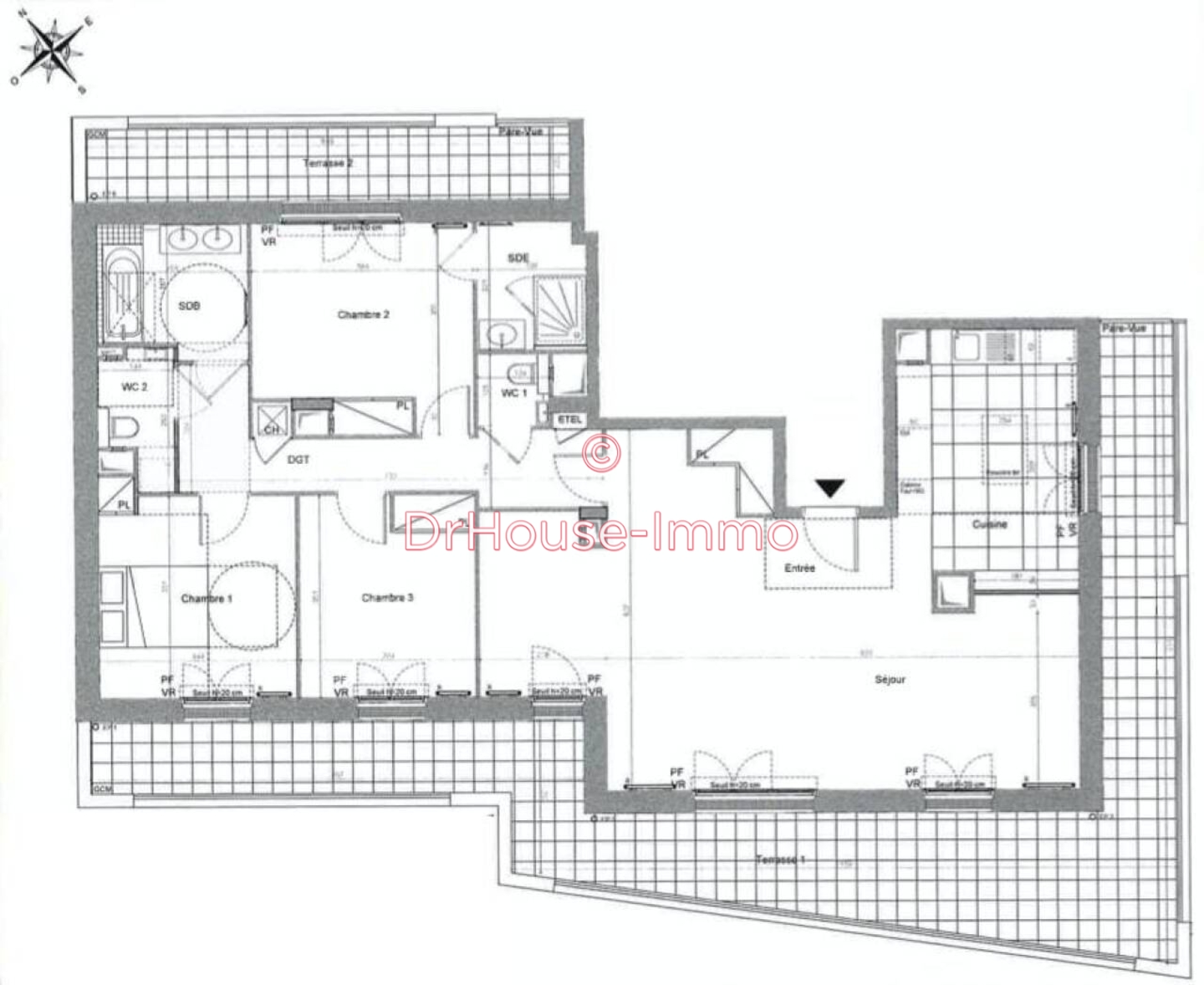 Photo 2 : Vente Appartement 4 pièces Saint-Maur-des-Fossés 120 m²