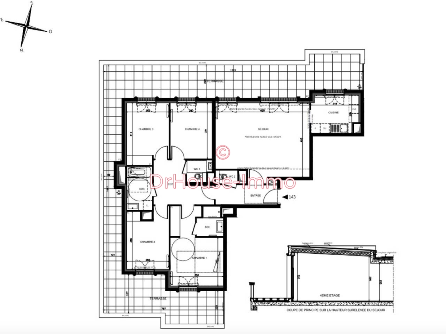 Photo 3 : Vente Appartement 5 pièces Maisons-Alfort 111 m²