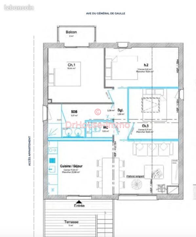 Photo 1 : Vente Appartement 4 pièces Lège-Cap-Ferret 47 m²