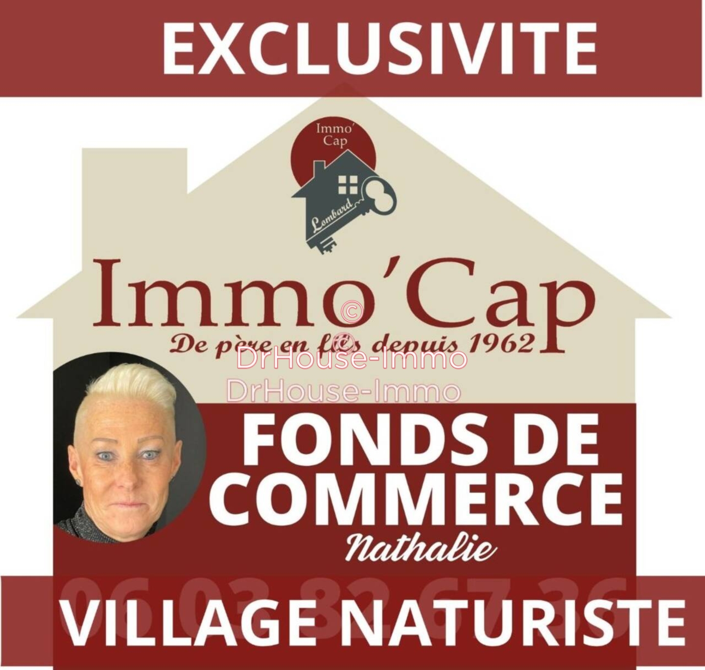 Photo 1 : Vente Commerce 2 pièces Cap d'Agde 60 m²