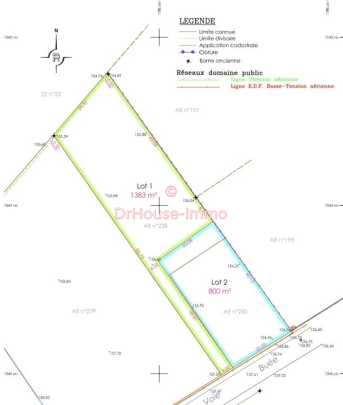 Photo 3 : Vente Terrain  Assencières 800 m²