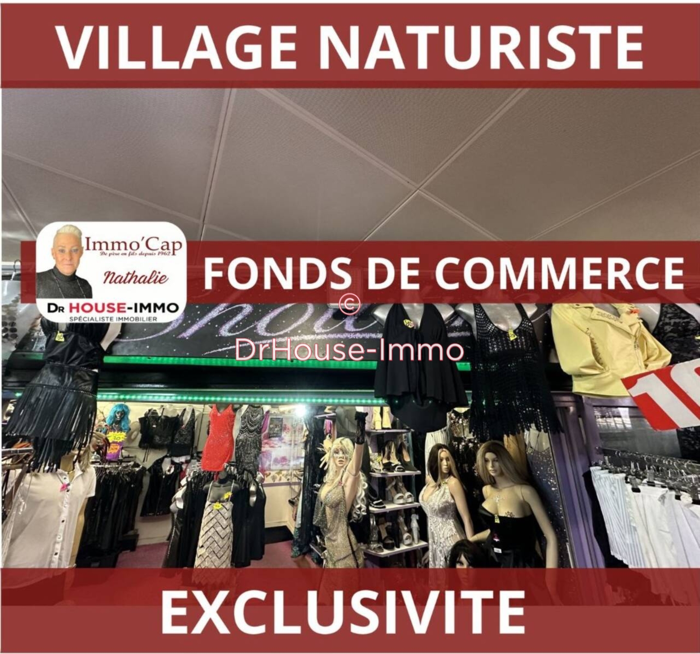 Photo 1 : Vente Commerce  Cap d'Agde 25 m²