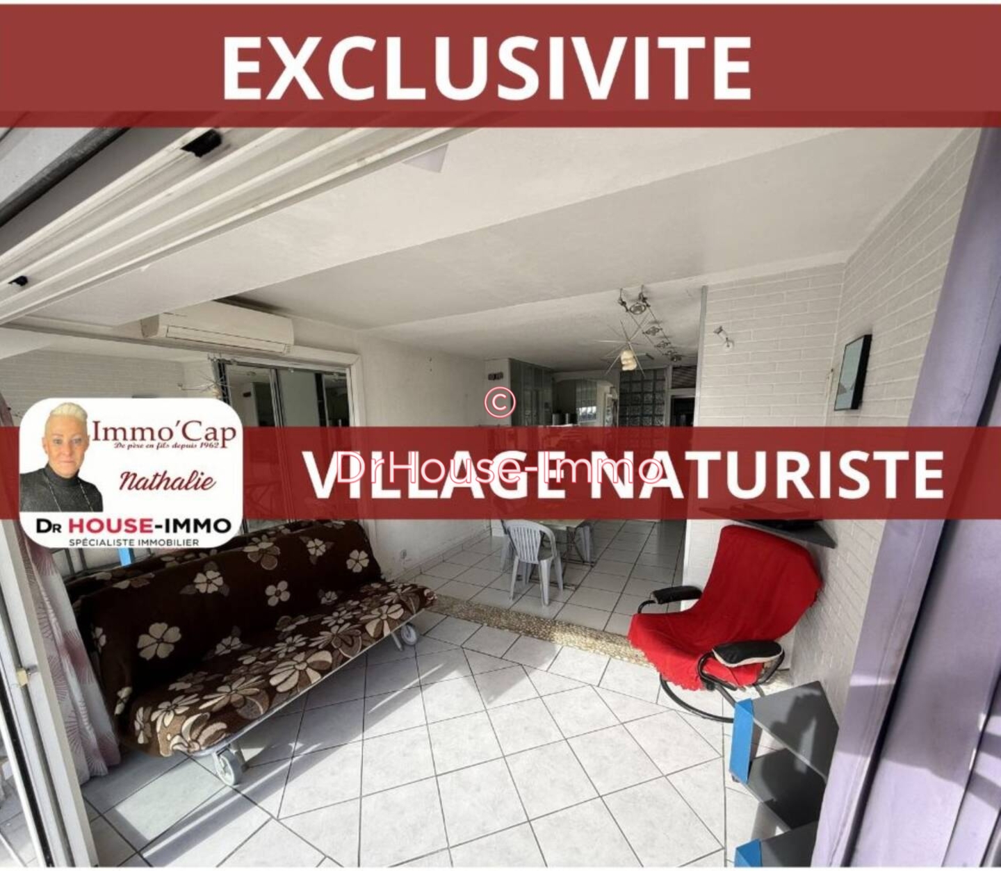 Photo 1 : Vente Appartement 2 pièces Cap d'Agde 28 m²