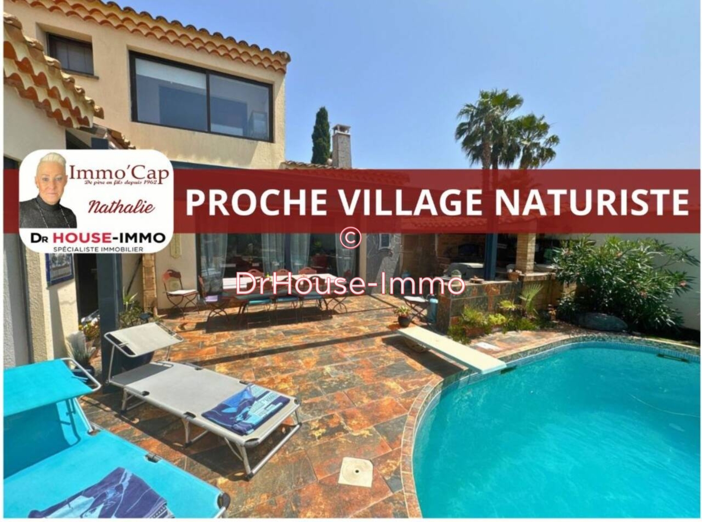 Photo 1 : Vente Maison 5 pièces Cap d'Agde 160 m²