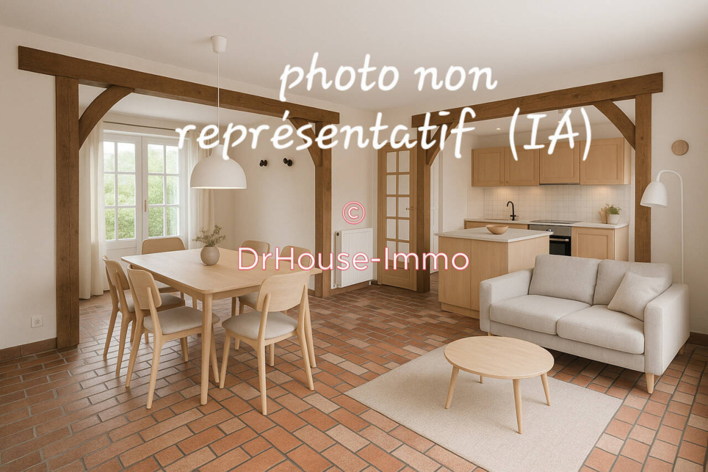 Photo 2 : Vente Maison 4 pièces Luneray 100 m²