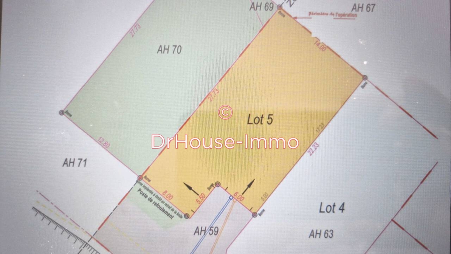 Photo 2 : Vente Terrain Lille 710 m²