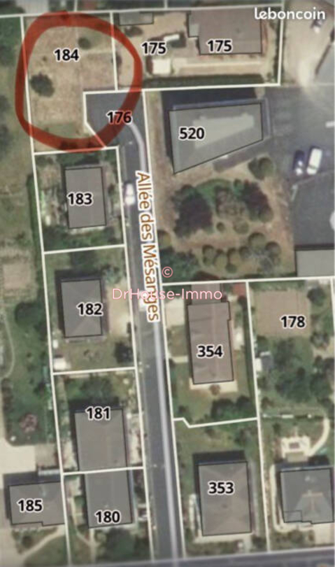 Photo 2 : Vente Terrain Chambray-lès-Tours 437 m²