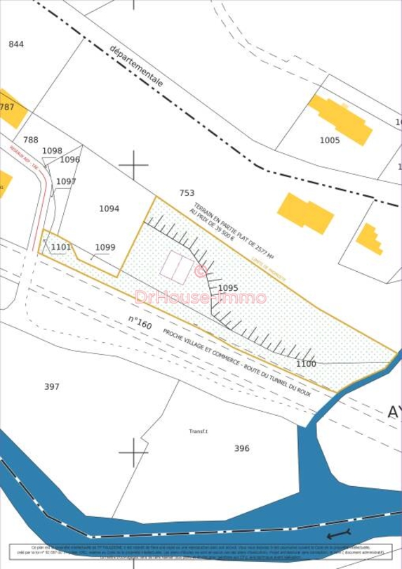 Photo 2 : Vente Terrain Saint-Cirgues-en-Montagne 2577 m²